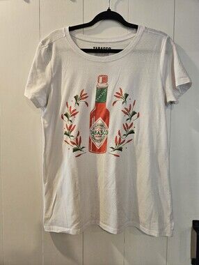 TABASCO Bottle Graphic White Tee